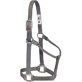 Original Non-Adjustable Halter, 1" Average Horse, Graphite