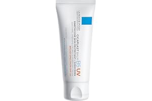 La Roche Posay Cicaplast Balm B5 UV SPF 50, Vitamin B5 + Shea Butter + Tribioma + Madecassoside + Zinc Oxide Sunscreen, Post Treatment Skin Protectant With SPF, Multi-Purpose Cream For Dry Skin