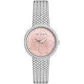 Ted Baker Ladies Stainless Steel Silver Bracelet Watch (Model: BKPEMF3019I)