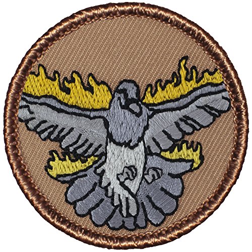 The Flaming Pigeon Patrol Patch - 2