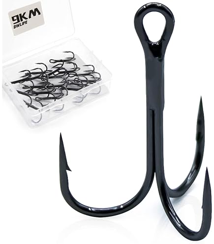 Lot De 20 Hameçons En Acier Carbone Nickel Noir - Barbelés, Tailles #4 #6 #8 #10 - Pour Pêche Durable Et Précise