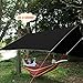 REDCAMP Hammock Rain Fly Camping Tarp Waterproof, 10x10ft Lightweight Backpacking Rain Tarp Shelter for Hiking Outdoor, Black
