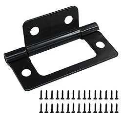 Litoexpe 12 Pcs Non-Mortise Door Hinges, 2 x 0.97