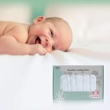 Fairy Baby 5 Pack Organic Bamboo Baby Washcloths 10x10 Reusable Towels view 6