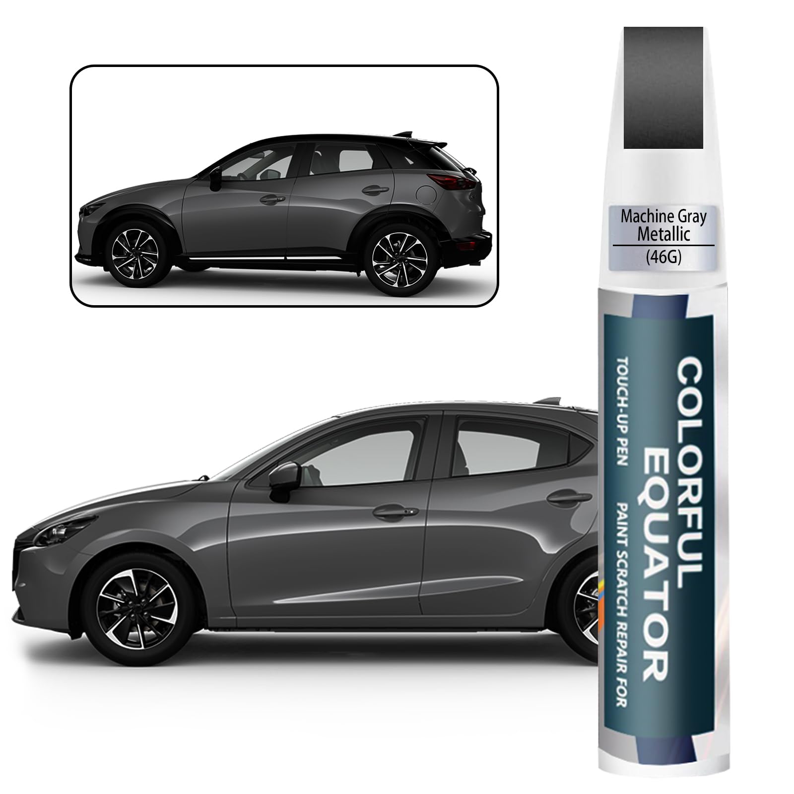 46G Machine Gray Metallic Touch Up Paint for