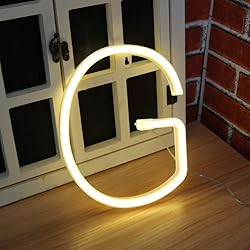 LED Neon Letter Lighting up Words Neon Alphabet