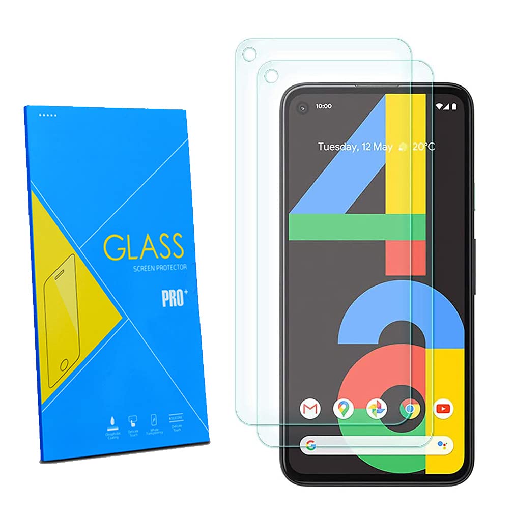 [2 Pack] Google Pixel 4a Screen Protector - Tempered Glasses Screen Guard Protector FILM For Google Pixel 4a 4G