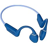 Raycon Everyday Bone Conduction Headphones Bluetooth - Open Ear Running Headphones, Sweat & Water-Resistant Earbuds with Mic for Sports & Workouts, 13hr Playtime (Blue)