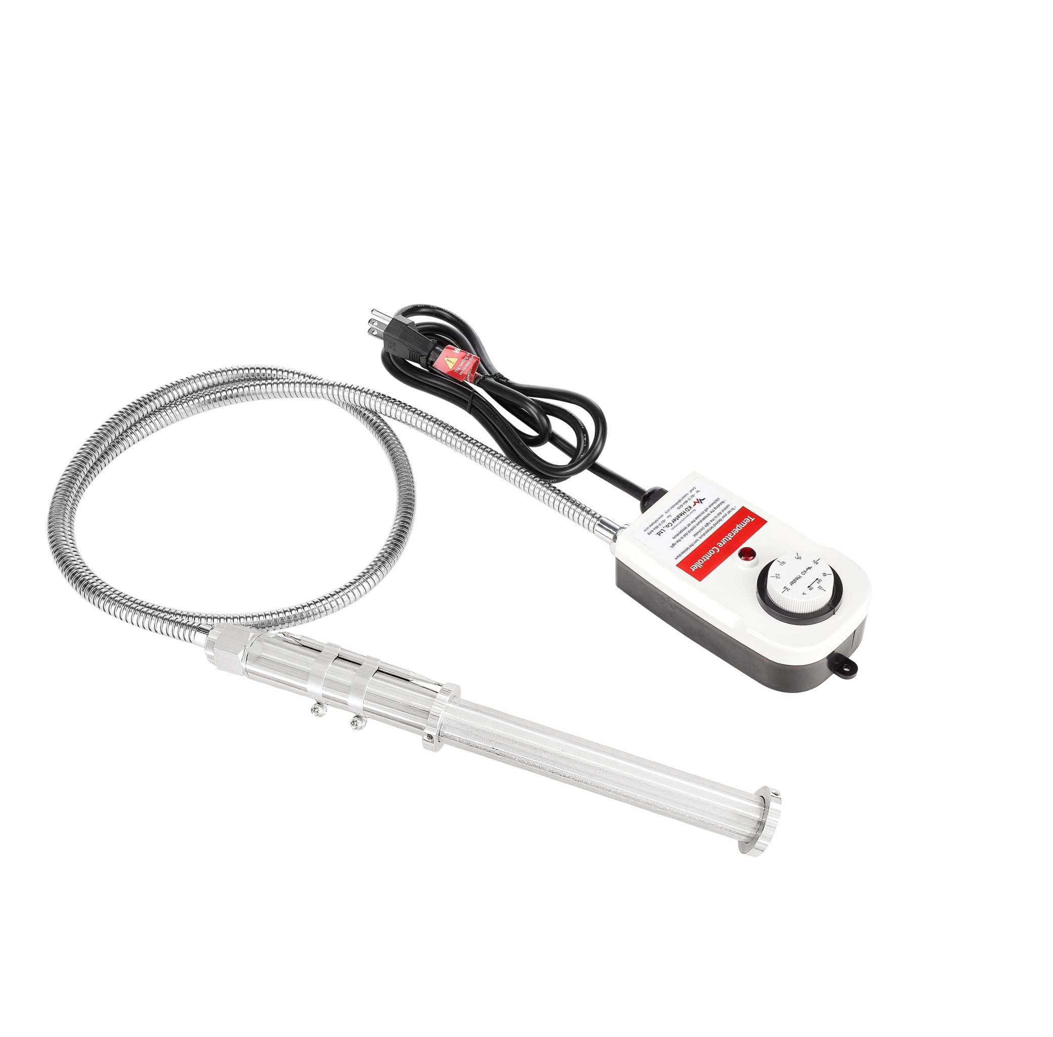 Photo 1 of 1600W Titanium Fully Submersible Portable Electric Immersion Water Heater, 100% Waterproof, Built-in Thermostat, Overheating Prevention, Bucket Water Heater, Easy and Convenient to Use