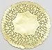 10 Inch Gold Round Lancaster Paper Doilies 50 Count