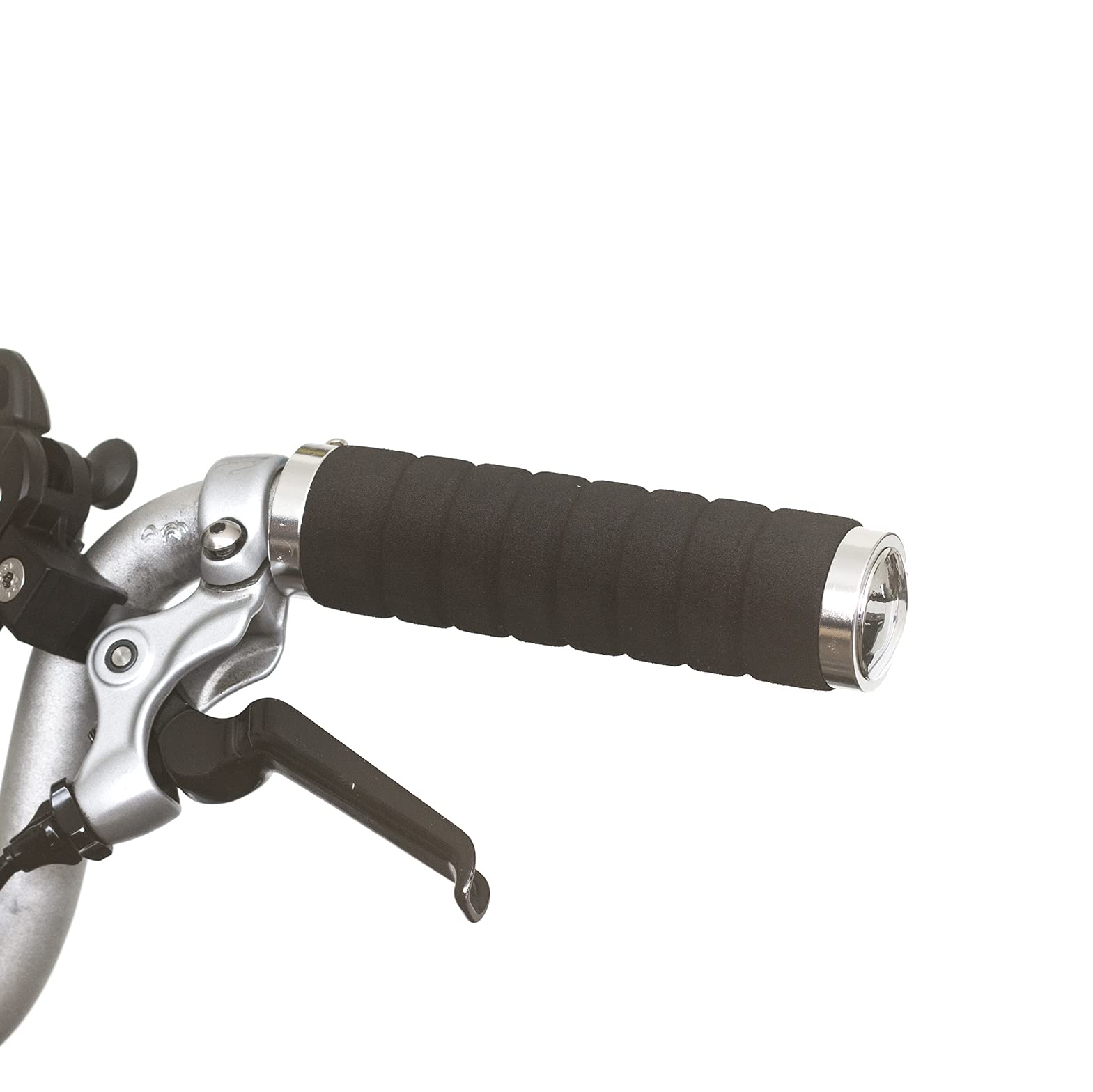 for BROMPTON Foam M/H/S Grips Aluminium Lock Handlebar Plugs BLACK