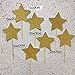 AmyHomie Happy Birthday Banner, Party Decorations/Supplies, Tinsel Foil Fringe Curtain Backdrop, Confetti Balloons, Gold Set Perfect for Celebration