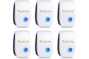 SHIRT LUV Ultrasonic Pest Repeller - Mice Repellent 6 Packs - Pest Repellent Plug in for Rodents, Rats, Mice - Rodent Repellent for Spiders, Ants, Mosquitoes - Spider Repellent for Indoor