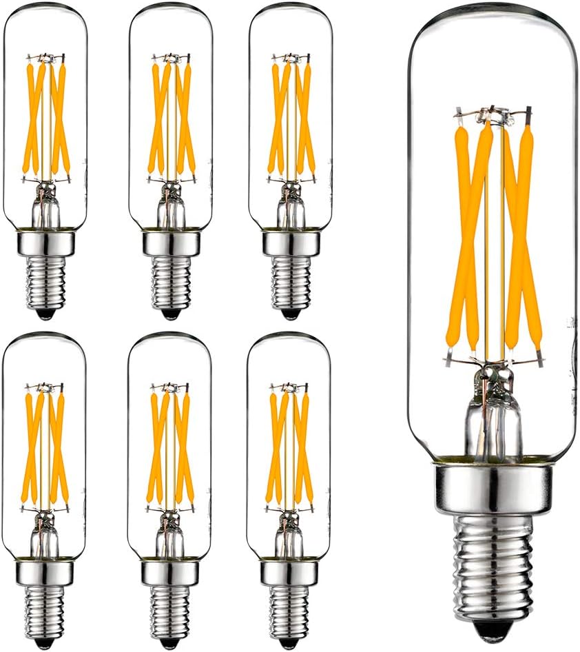 LiteHistory E12 LED Bulb Dimmable 6W Equal 60 watt Light Bulb Warm White 2700K T6 T25 E12 Candelabra Bulb 60 watt for Chandeliers,Ceiling Fan,Pendant,Wall scones AC120V 600LM e12 Light Bulb 6Pack: Home Improvement