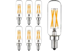 LiteHistory LED Bulb Dimmable 6W Equal Warm White 2700K T6 T25 E12 Candelabra Bulb 60 watt for Chandeliers,Ceiling Fan,Pendant,Wall sconces AC120V 600LM e12 Light Bulb 6Pack