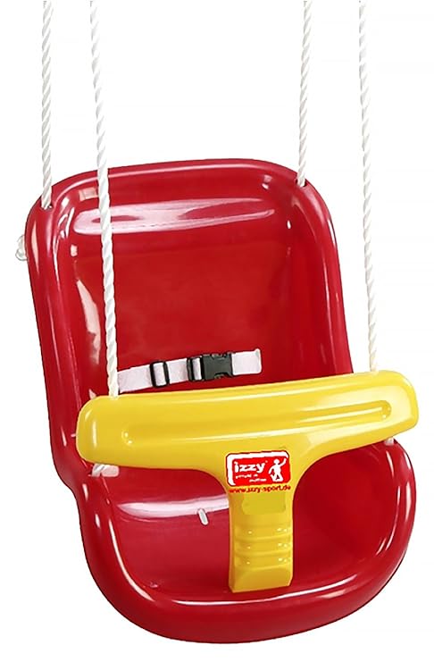 Izzy Sport 73205 - Babyhochschaukel, ca. 37 x 46 x 33 cm, TÜV und GS geprüft, rot
