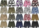 Military Cargo BDU Shorts Tactical 6 Pocket Uniform Shorts with ARMY UNIVERSE Pin