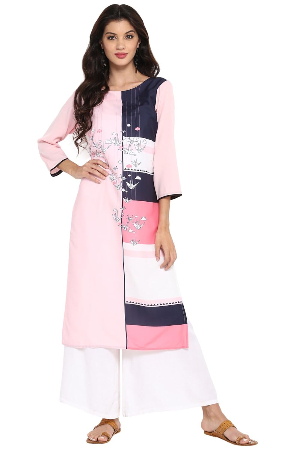 vaamsi women's straight kurta