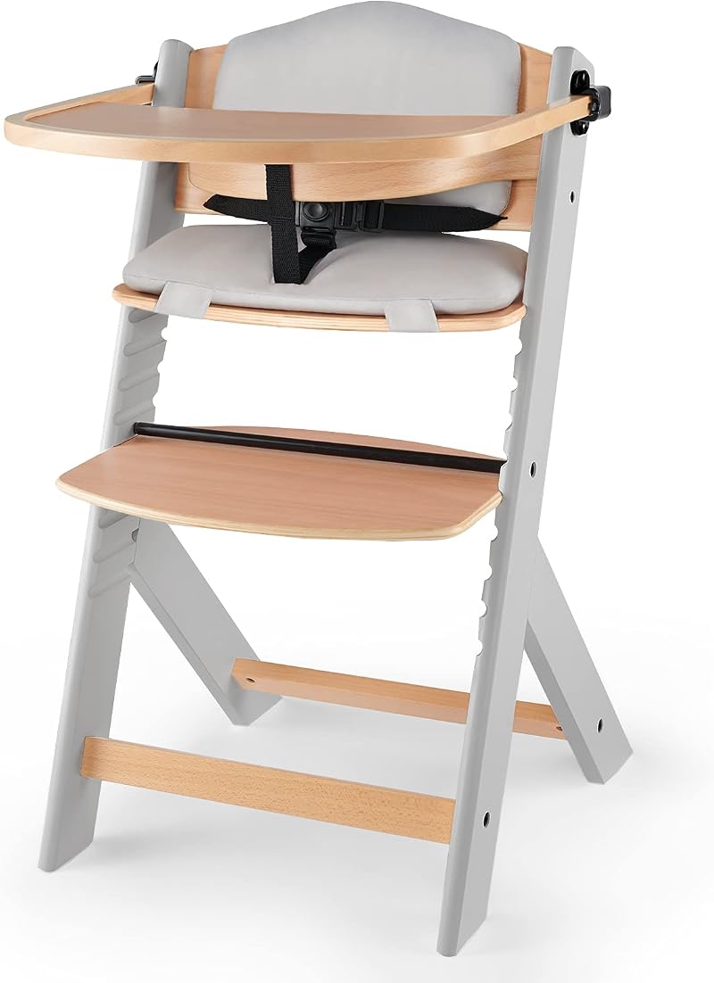 Kinderkraft ENOCK High Chair Pillow Set 2 Cushions Grey