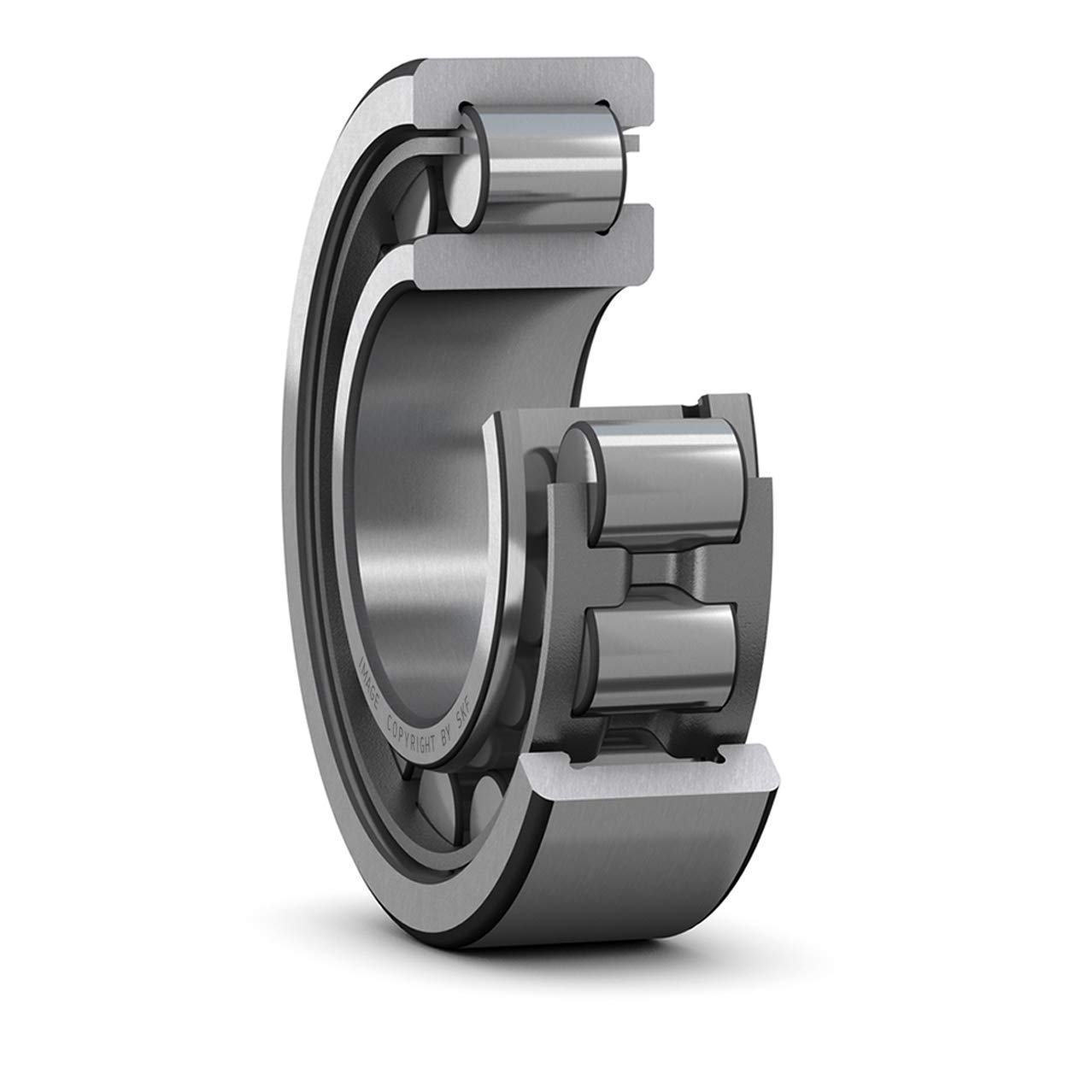 SKF Cylindrical Radial Roller Bearing, 60 ID, Bearing steel