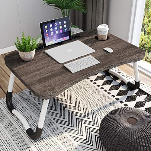 Homemaxs Laptop Desk for Bed,【2021 Upgraded】 Portable Laptop Bed Tray