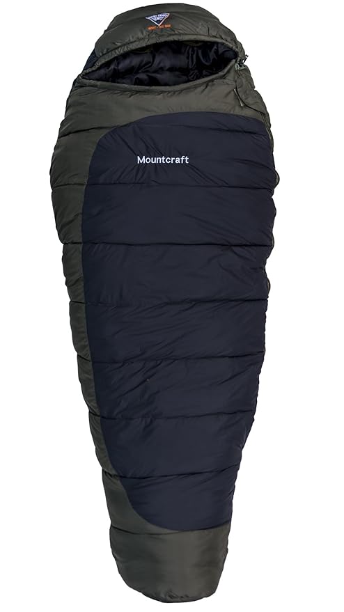 MOUNTCRAFT Night-TEC 1000 XL Size Sleeping Bag -10 Degree for Camping,Hiking,Trekking and Climbing