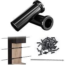 Muzata 20Pack 5/16\" X 3\" M8 Hex Head Lag Bolt Screws For Wood Post...