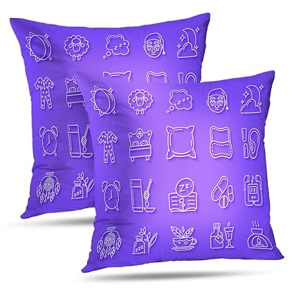 Amazon Com Lalilo Set Of 2 Throw Pillow Covers Line Sign Kit