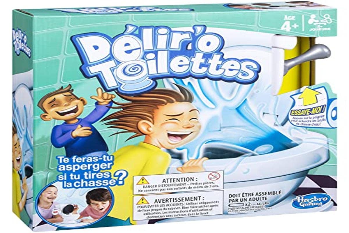 Hasbro Gaming Delir'O C04471010 Toilet