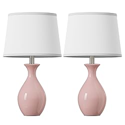 PARTPHONER Table Lamp Set of 2, Modern Ceramic