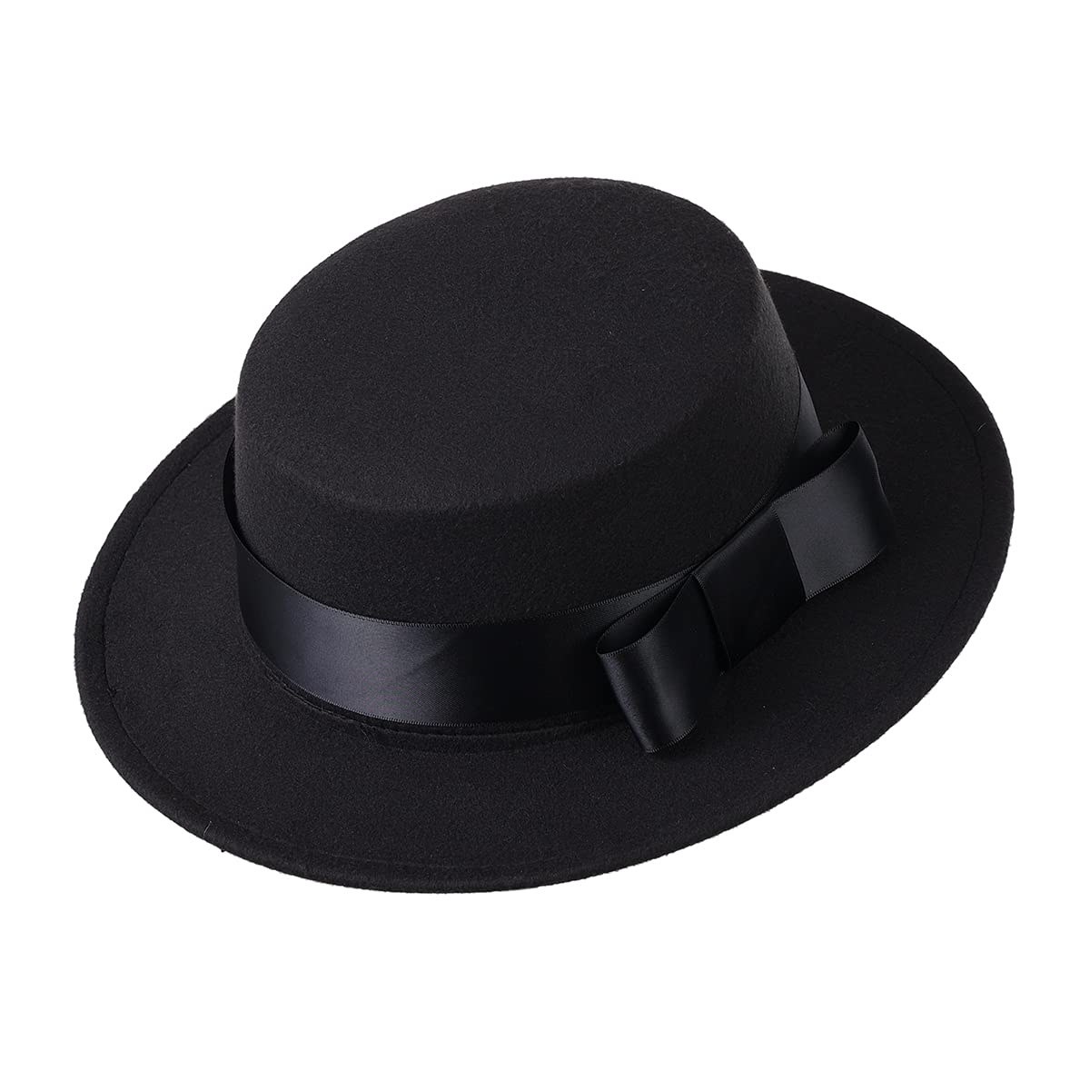 COSDREAMER Men Spanish Hat Matador Hat Mexican Sombrero Hat (dark black)