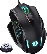 Redragon M908 Impact MMO Mouse 12400 DPI 18 Programmable Buttons RGB