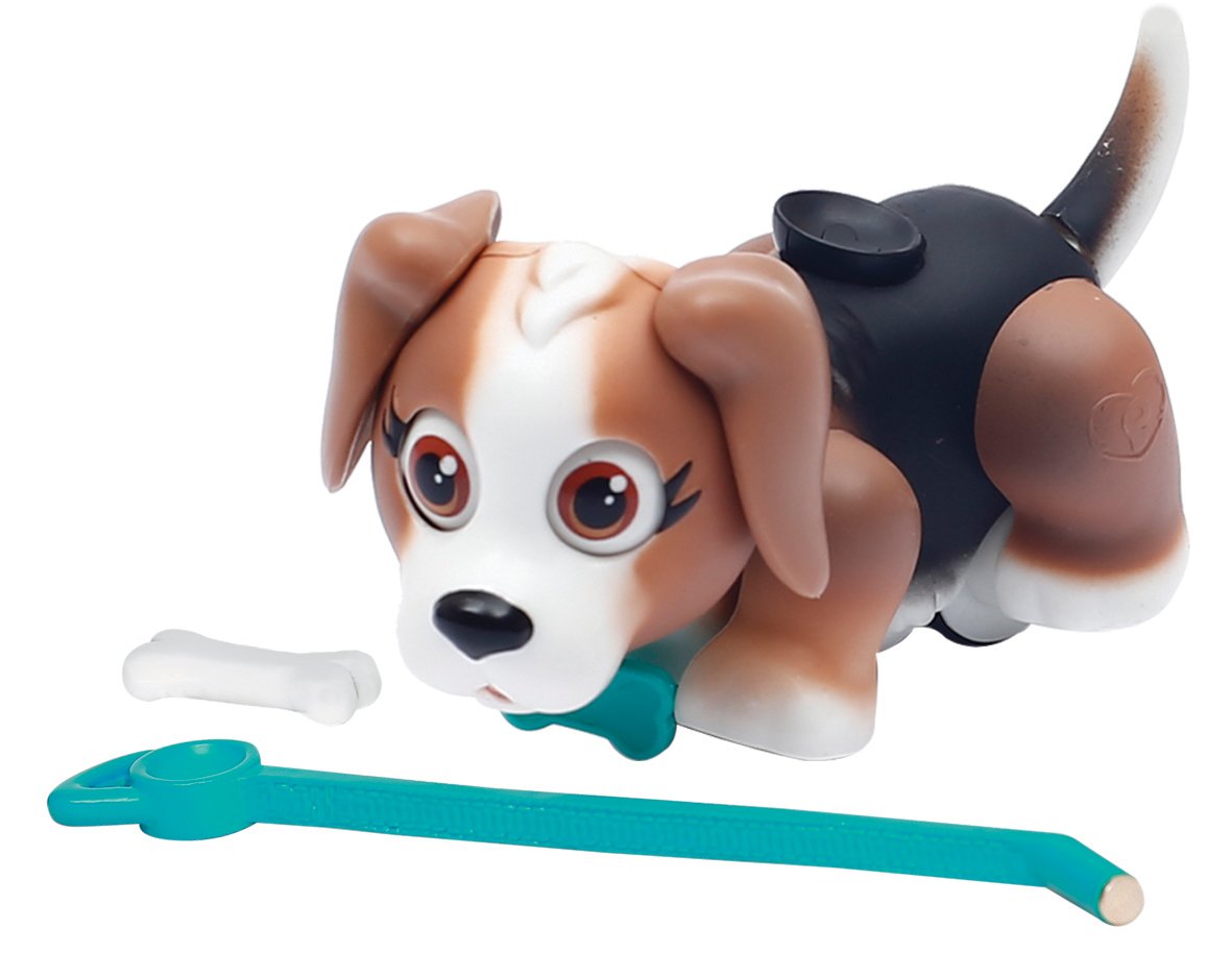 Giochi Preziosi Pet Parade Cucciolo di Cane Razza Beagle con Osso e Guinzaglio Bianco Marrone Amazon Giochi e giocattoli
