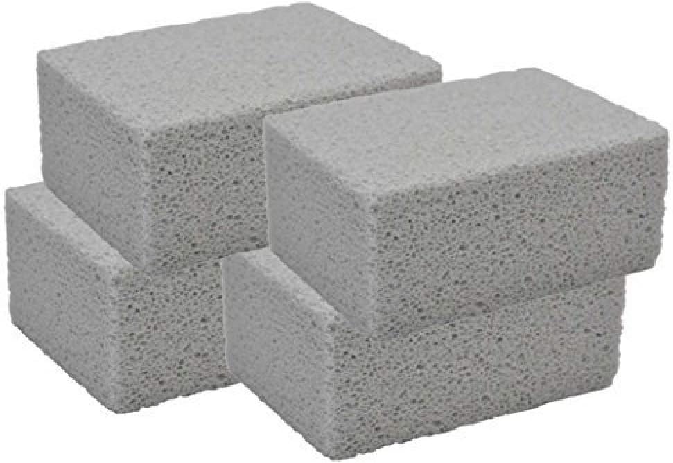 Elevate Essentials Pumice Stone Grill Block for Cleaning Grills or Griddles (4 Pack)