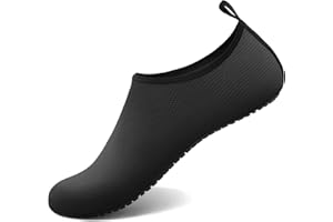 Homitem Water Shoes for Women Men Aqua Socks Swim Beach Pool River Slip-On Barefoot Quick-Dry Vacation Cruise Essentials Accessories for Yoga Kayak Sports