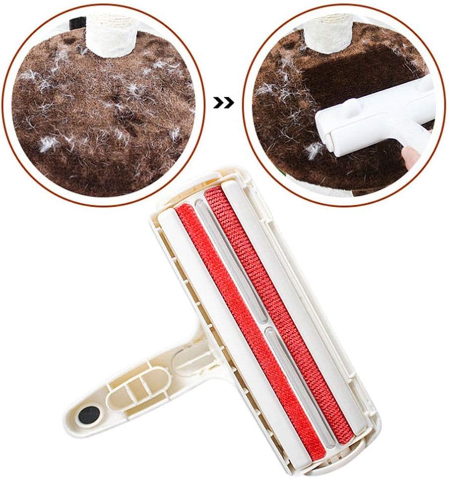 SKLLA Pet Sticky Hair Lint Sticking Roller Pet Hair Remover Roller Removing Dog Cat Hair from Furniture Carpets Clothing One Hand Operate