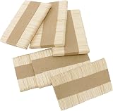OWLKELA Mini Size Lollipop Sticks 600pcs 65mm Natural Wood Craft Sticks view 6