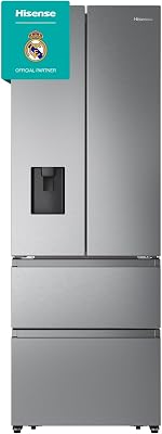 Hisense RF632N4WIE - No Frost Combi Geladeira Inox Porta Francesa, Com Dispensador, Sem Geada, 2 Metros, Gaveta, 337Litros, Sistema de fluxo de ar, Acabamento em aço inoxidável, 485 litros