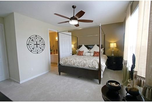 Amazon Com Led 52 In Bronze Mission Ceiling Fan Light Kit And