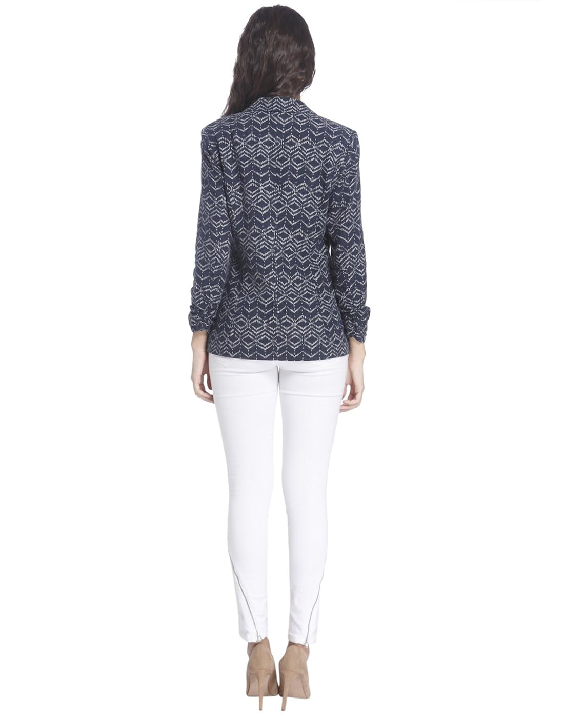 vero moda women's linen blazer