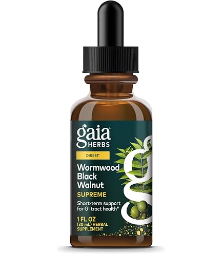Amazon.com: Gaia Herbs Wormwood Black Walnut Supreme, 1 Fl Oz, 30