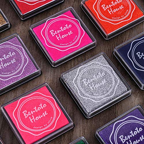 20Pcs Multi - Colored Giant Ink Pads Stamp for DIY Craft Scrapbooking Finger Paint Pad Set