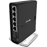 MikroTik hAP ac2 RBD52G-5HacD2HnD-TC Dual-Concurrent 2.4/5GHz Access Point, 802.11a/b/g/n/ac, 5 x Gigabit Ethernet ports