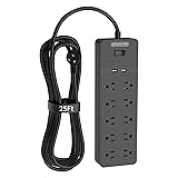 Flat Plug Extension Cord 25 Ft, NTONPOWER 10 Widely