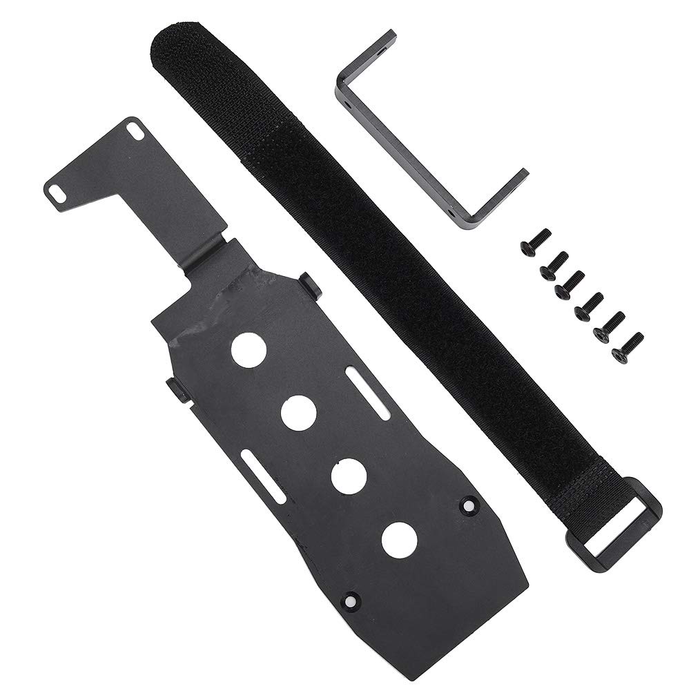 VGEBY RC Car Metal Battery Plate, Aluminium Alloy Battery Mounts Plate Tray Bracket Expansion Board Fit for 1/10 RC Crawler Car Parts Car Model Accessory Model Toy