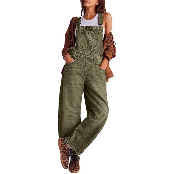 Amazon.com: AMEBELLE Corduroy Overalls for Women Barrel Wide Leg