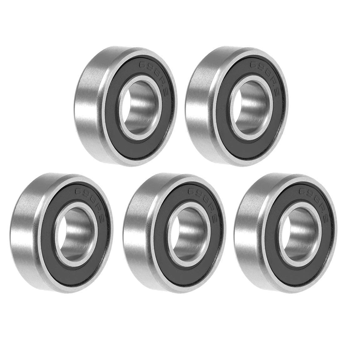 6982RS Deep Groove Ball Bearings 8x19x6mm ABEC3 Double Sealed