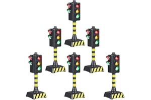 SUPVOX 6Pcs Educational Traffic Light Set, Simulation Road Safety Model for Early Learning and Play