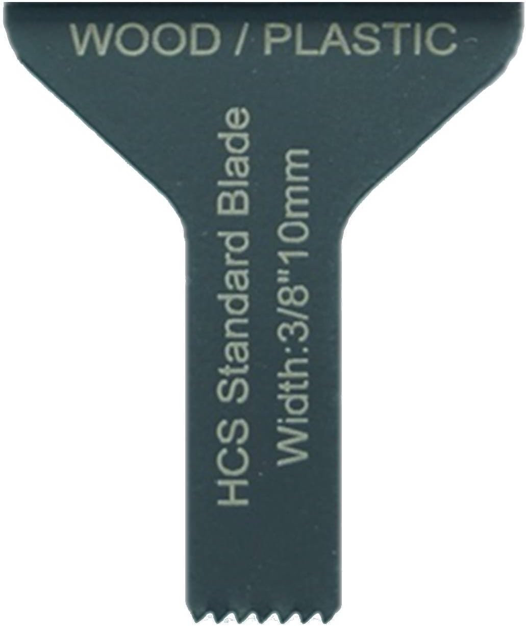 5 x 10mm TopsTools FA10F_5 Fast Fit Wood Cutting Blades Compatible with Dewalt Stanley Black and Decker Bosch Fein (Non-StarLock) Makita Milwaukee Parkside Ryobi Worx (Fast Change) Multi Tool - Image 4