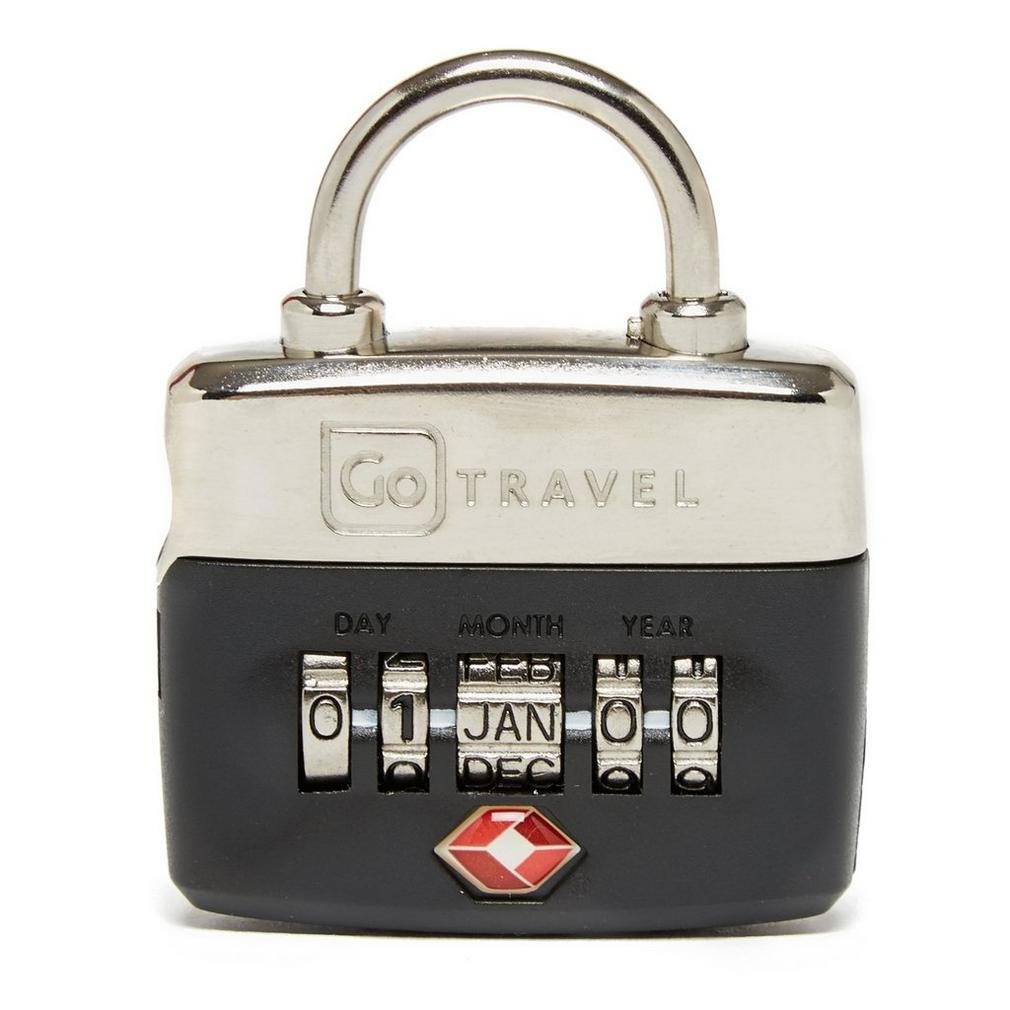 Go Travel 5 Dial TSA Accepted Combination Birthday Luggage Padlock (Ref 355)